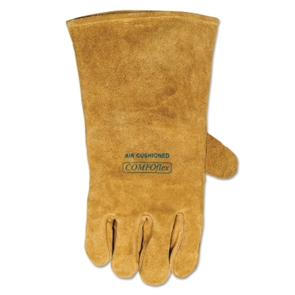Premium Leather Welding Gloves, Leather, Large Right Hand, Buck Tan (1 PR / PR)