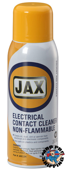 JAX #124 ELECTRICAL CONTACT CLEANER, 16 oz., (12 CANS/CS)