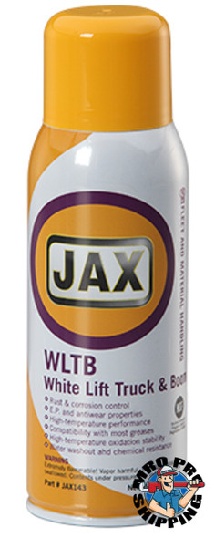 JAX #143 WHITE LIFT TRUCK & BOOM Heavy Duty Industrial Grade, 11 oz. Aerosol, (1 CAN/EA)