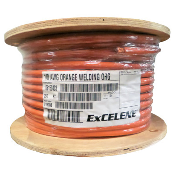 Best Welds Welding Cable, 1/0 AWG, 500 ft Reel, Red (500 FT / RE)