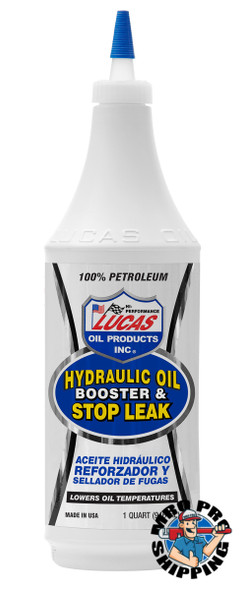 Lucas Oil Hydraulic Oil Booster & Stop Leak, 1 Quart (12 BTL / CS)