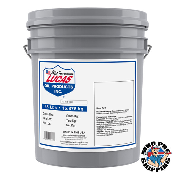 Lucas Oil SAE 85W-140 Heavy Duty Gear Oil, 5 Gal Pail (1 PAL / EA)