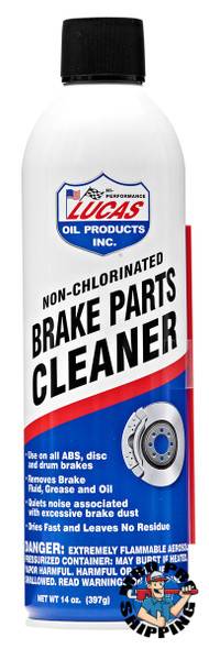 Lucas Oil Brake Parts Cleaner Aerosol 45 % VOC, 14 fl oz. (12 BTL / CS)