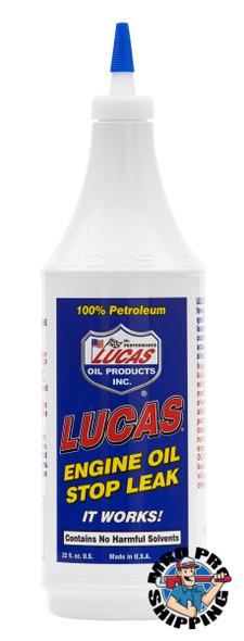 Lucas Oil Engine Oil Stop Leak, 1 Quart (12 BTL / CS)