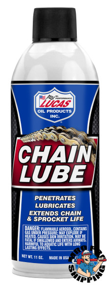 Lucas Oil Chain Lube Aerosol, 11 oz net (12 BTL / CS)