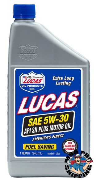Lucas Oil SAE 5W-30 Motor Oil, 1 Quart (6 BTL / CS)