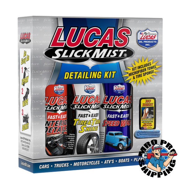 Lucas Oil Slick Mist 4x1-Detailing Kit, 4 pack kit (1 KT / EA)