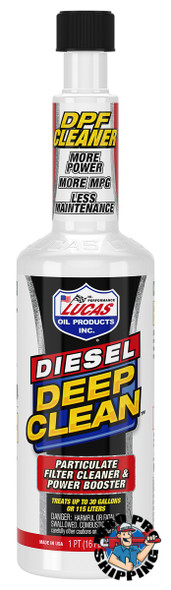Lucas Oil Diesel Deep Clean, 1 Pint (12 BTL / CS)