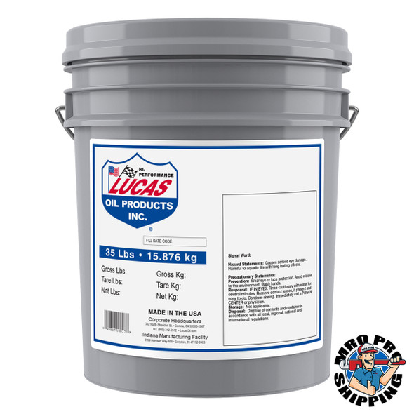 Lucas Oil Synthetic SAE 50 wt. Motorcycle Oil, 5 Gal Pail (1 PAL / EA)
