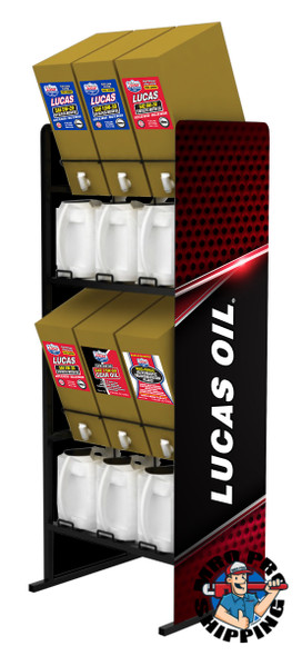 Lucas Oil BIB OIL RACK- Holds 6X6 Gallon Boxes (1 EA)