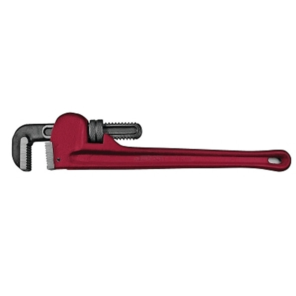 Anchor Brand Adjustable Pipe Wrench, 15° Head Angle, Drop Forged Steel Jaw, 10 in (1 EA / EA)
