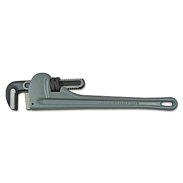 Anchor Brand Aluminum Pipe Wrench, 15° Head Angle, Drop Forged Steel Jaw, 14 in (1 EA / EA)