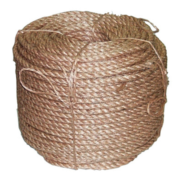 Manila Rope, 4 Strands, 1-1/8 in x 125 ft (48 LB / COIL)