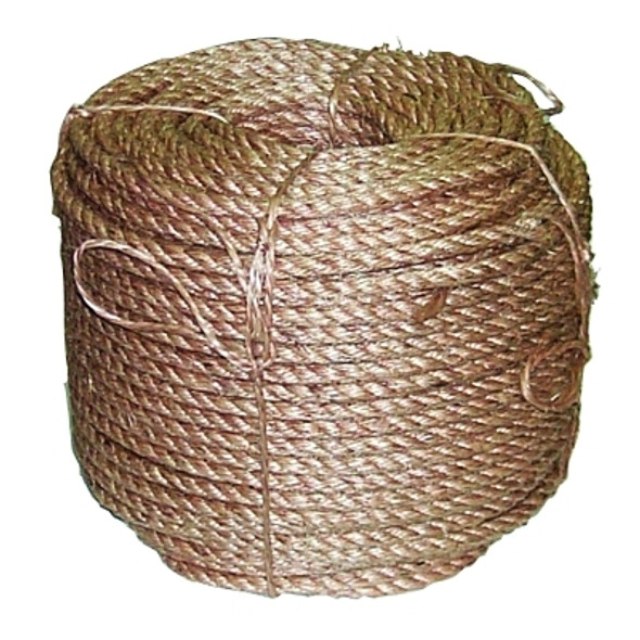Anchor Brand Manila Rope, 100 ft, Yarn, 3/4 in dia, 3 Strands (17 LB / COIL)