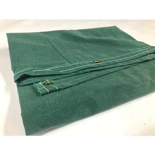 Anchor Brand Protective Tarp, 10 ft W x 12 ft L, Water Resistant, Canvas, Green (1 EA / EA)
