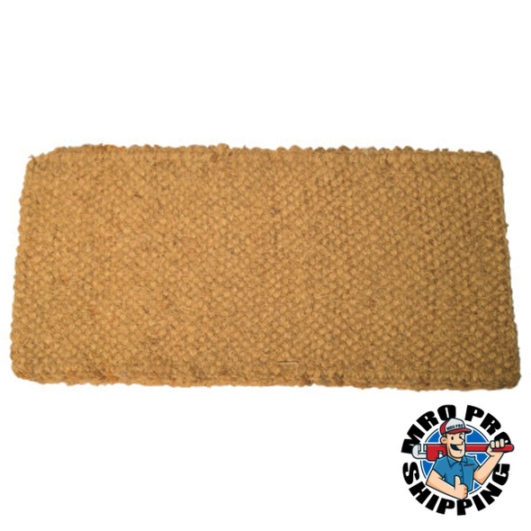 Coco Mat, 33 in Long, 20 in Wide, Natural Tan (1 EA)