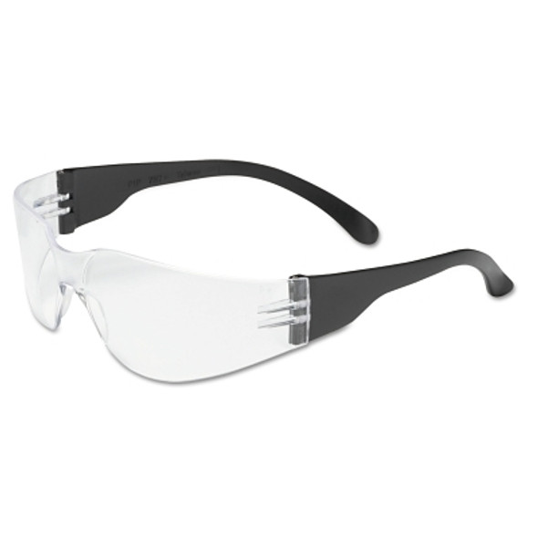Zenon Z12 Series Safety Glasses, Clear Lens, Polycarbonate, HC, Black Frame, PVC (12 PR / BX)