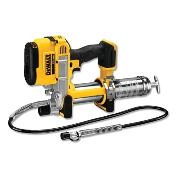 DeWalt Cordless Grease Guns, 14 oz, 10,000 psi, Hose (1 EA / EA)