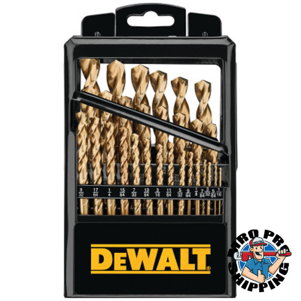 DeWalt Cobalt Drill Bit Sets, 29 Pc. (1 ST/EA)