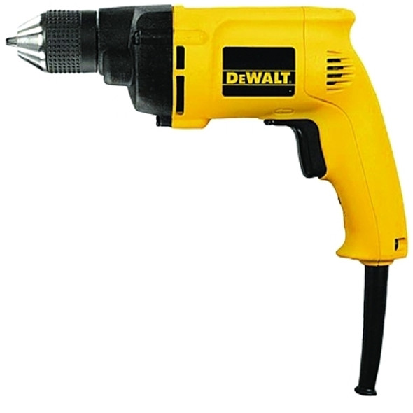 DeWalt 3/8 in Heavy-Duty VSR Drills, Keyless Chuck, 1,200 rpm (1 EA / EA)