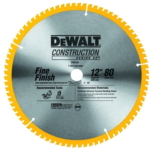 DeWalt 12" 80T ATB CIRCULAR SAW (1 EA / EA)