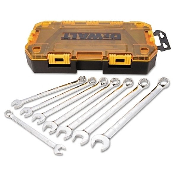 DeWalt 8 Piece Combination Wrench Sets, 10-17 mm Drive (1 ST / ST)