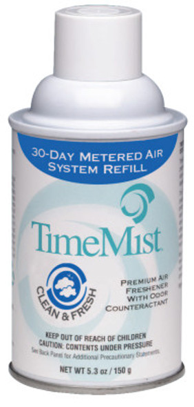 TimeMist Premium Metered Air Freshener Refill, Green Apple 5.3 oz, Aerosol (12 CA/EA)