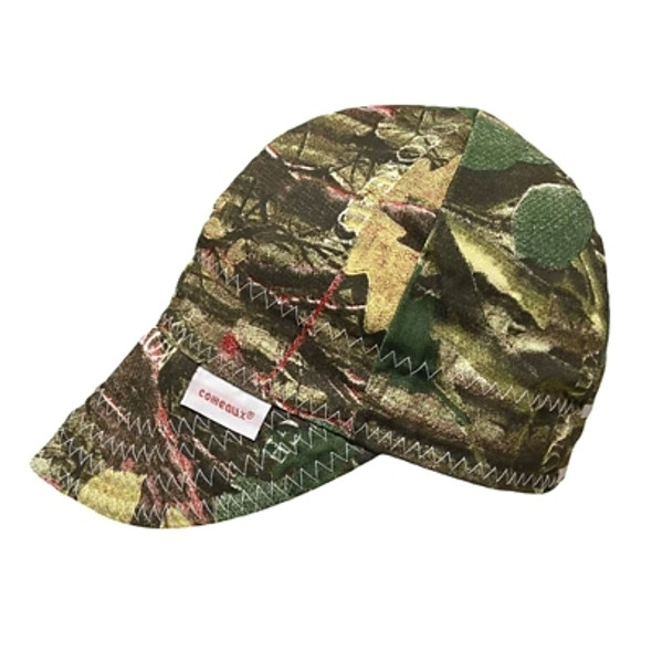 Deep Round Crown Cap, Size 6-7/8, CamouflageCamouflage (12 EA / PK)