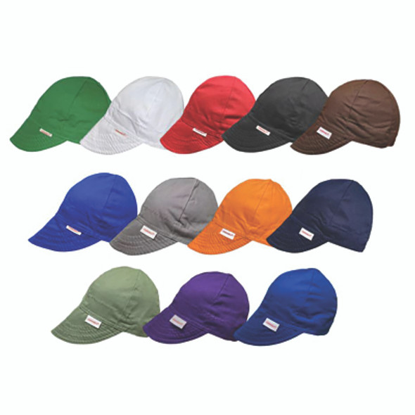 Deep Round Crown Cap, Reversible, One Size Fits All, Assorted Solids (12 EA / PK)