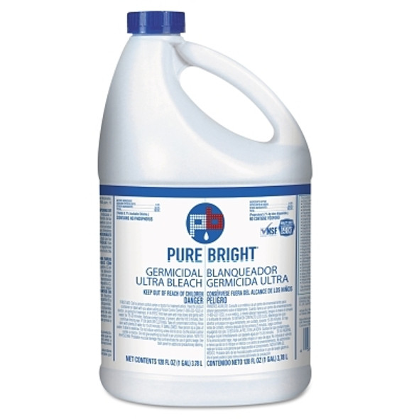 Lagasse/Pure Bright Liquid Bleach, Fragrance-Free, 1 gal Bottle (1 CA / CA)