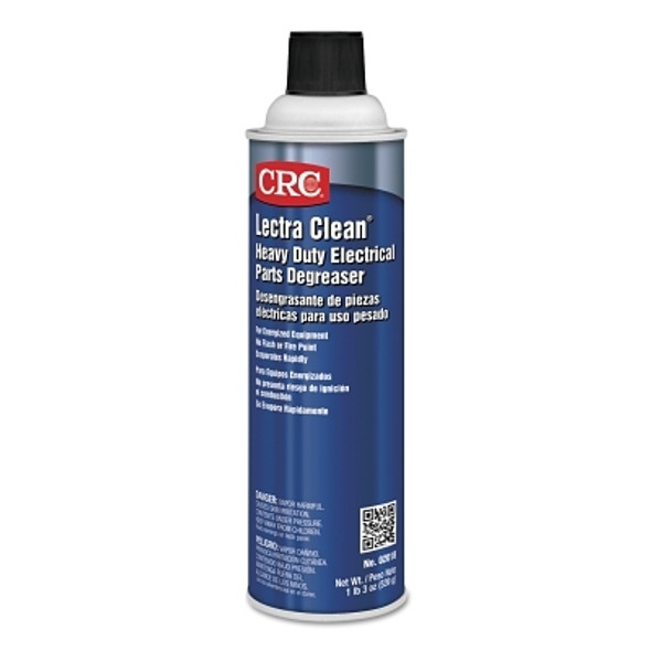 CRC Lectra Clean Heavy Duty Electrical Parts Degreaser, 20 oz Aerosol Can, Irritating Odor (12 CN / CS)