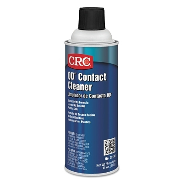 CRC QD Contact Cleaner, 16 oz Aerosol Can, Hydrocarbon-Like Odor, NSF K2 Registered (12 CAN / CS)
