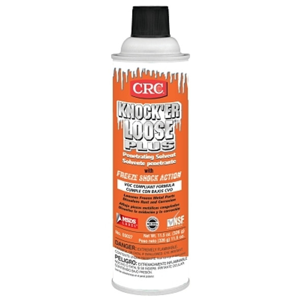 CRC Knock'er Loose Plus Penetrating Solvents, 11 1/2 oz Aerosol Can (12 EA / CA)