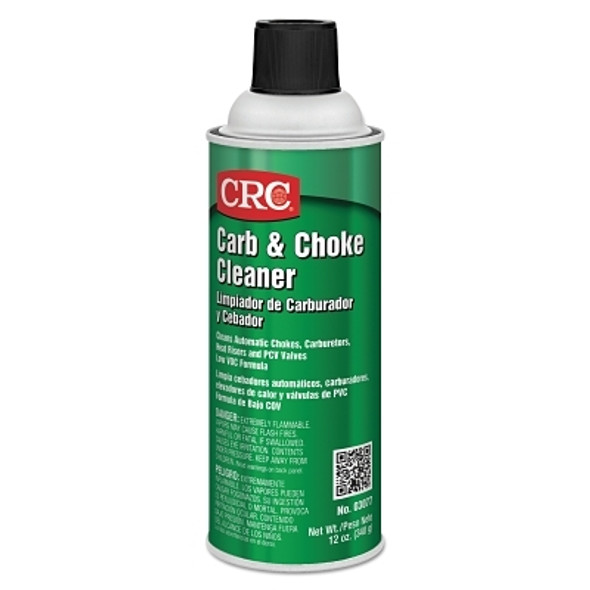 CRC Carb and Choke Cleaner, 16 oz Aerosol Can, Solvent Odor (12 CAN / CS)