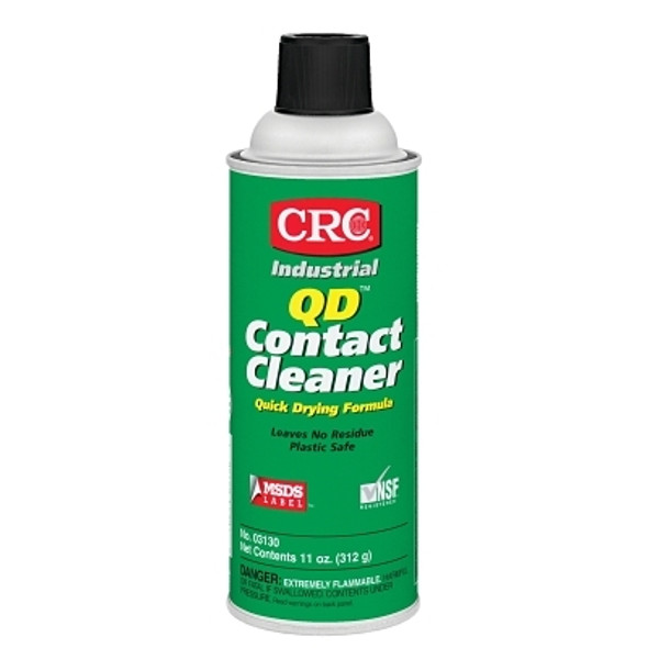 CRC QD Contact Cleaner, 11 oz Aerosol Can, Hydrocarbon-Like Odor, NSF P1 Registered (12 CN / CA)