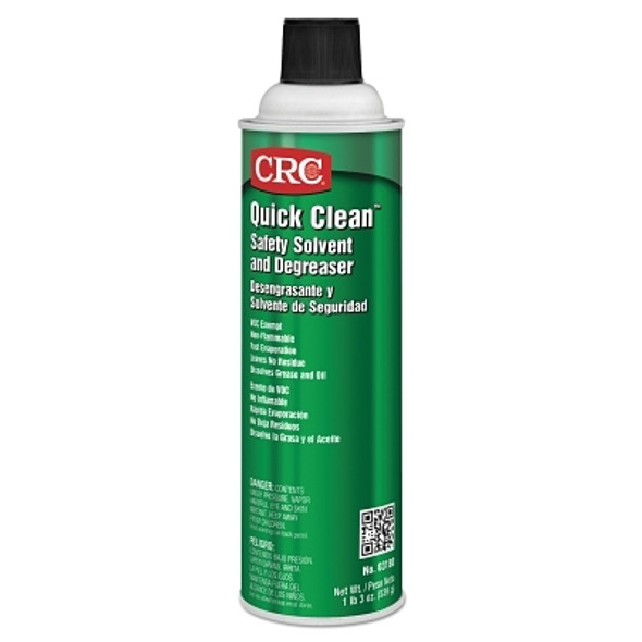 CRC Quick Clean Safety Solvents and Degreasers, 5 gal Pail, Irritating Odor (5 GAL / PAL)