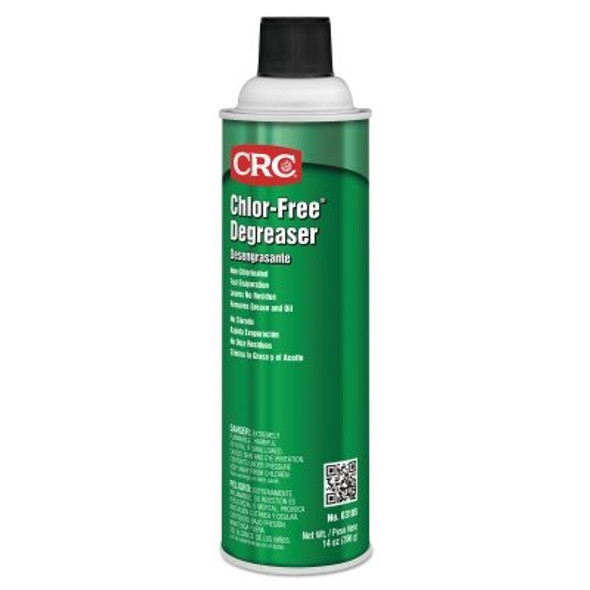 CRC Chlor-Free Degreaser, 20 oz Aerosol Can, Solvent Odor (12 CAN / CS)