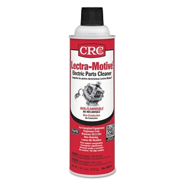CRC Lectra Motive Electric Parts Cleaner, 20 oz Aerosol Can, Irritating Odor (12 CAN / CS)