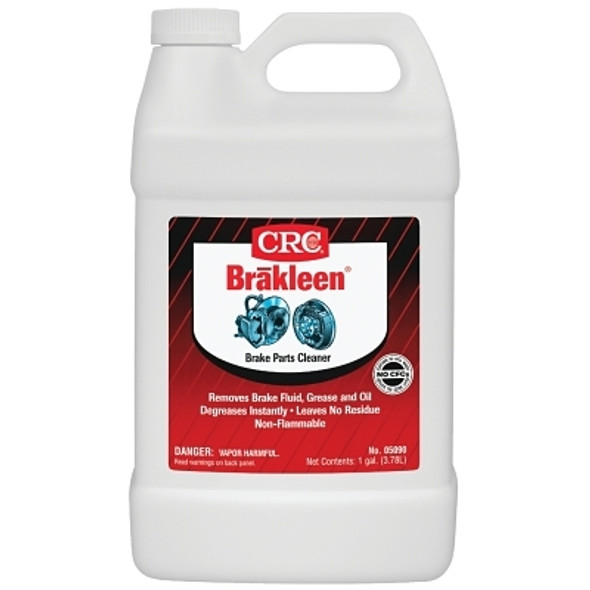 CRC Brakleen Brake Parts Cleaner, 1 gal Bottle, Irritating Odor, Chlorinated (4 GAL / CS)