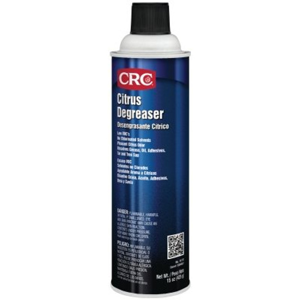 CRC Citrus Degreaser, 20 oz Aerosol Can, Citrus Odor (12 CAN / CS)