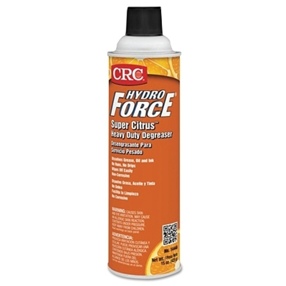 CRC Super Citrus Heavy-Duty Degreasers, 16 oz Aerosol Can (12 CN / CA)