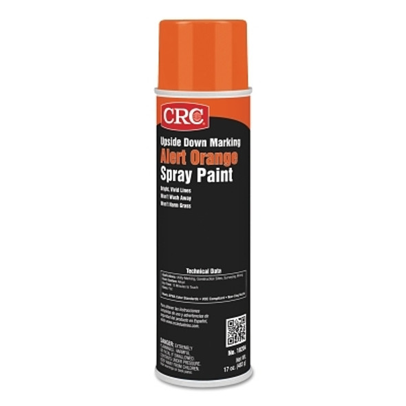 CRC Upside Down Marking Paints, 20 oz Aerosol Can, Alert Orange (6 CAN / CS)