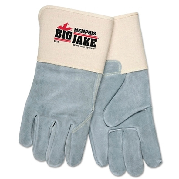 Big Jake Ultimate Protection Gloves, X-Large, Gray/White (12 PR / DOZ)