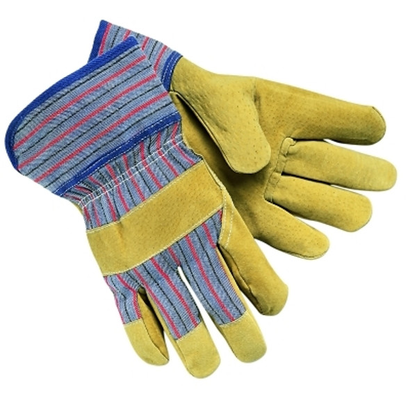 Grain Leather Palm Gloves, Large, Economy Grain Pigskin (12 PR / DZ)