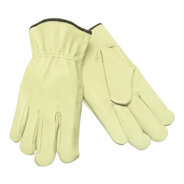 Pigskin Drivers Gloves, Economy Grain Pigskin, Medium, Unlined (12 PR / DOZ)