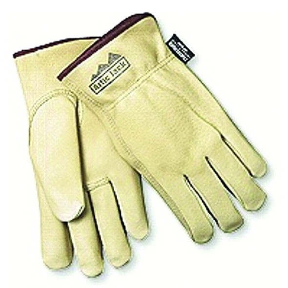 Insulated Drivers Gloves, Premium Grain Pigskin, Large, Jersey Lining (12 PR / DZ)
