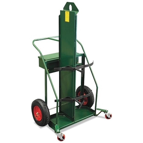 Anthony Patented Load-N-Roll Cylinder Carts with Built in Firewall, Rubber Wheels (1 EA / EA)