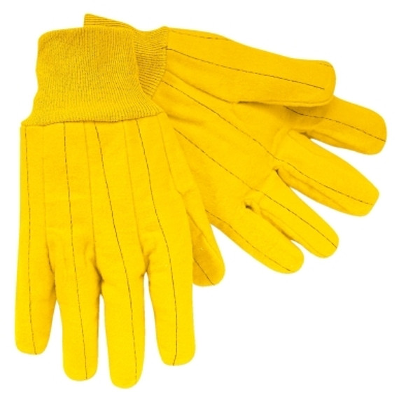 Golden Chore Gloves, Dual Construction, Large, Gold (12 PR / DZ)