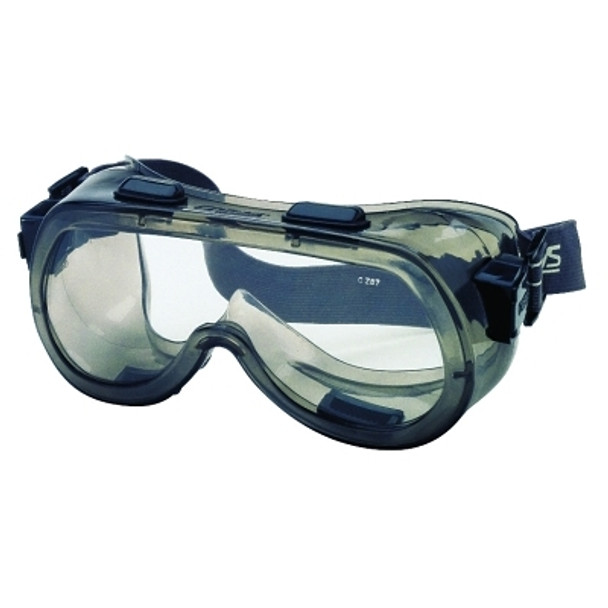 Verdict Goggles, Clear/Smoke, Antifog, Scratch Resistant, Elastic Strap (1 EA)