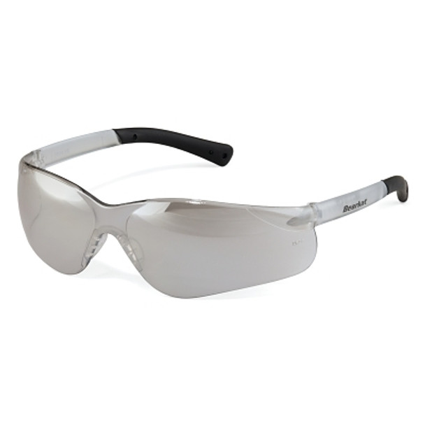 BEARKAT Safety Glasses, Indoor/Outdoor Clear Mirror Lens, Duramass Hard Coat (12 PR / DZ)